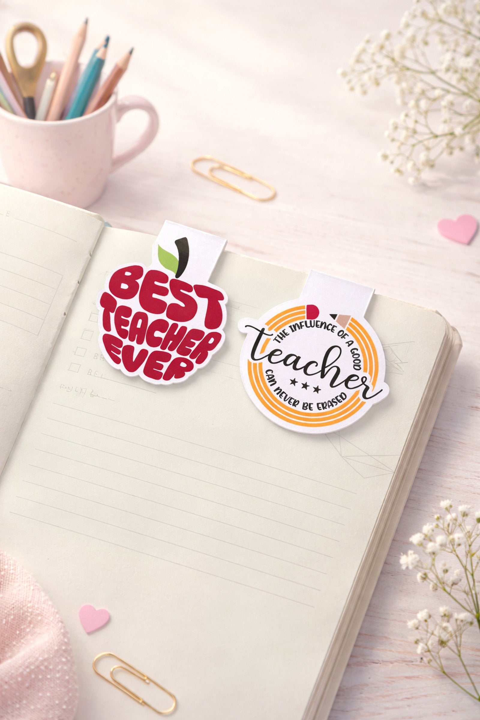 Teacher Appreciation Magnetic Bookmarks, main