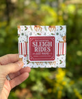 Sleigh Rides Christmas gift card holder card
