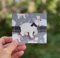 Polar bear Christmas gift card holder card