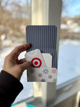 Chillin' with My Snowmies snowman gift card holder card