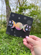 Triple Moon Phase Gift Card Holder with Pop-Up Gift Bag