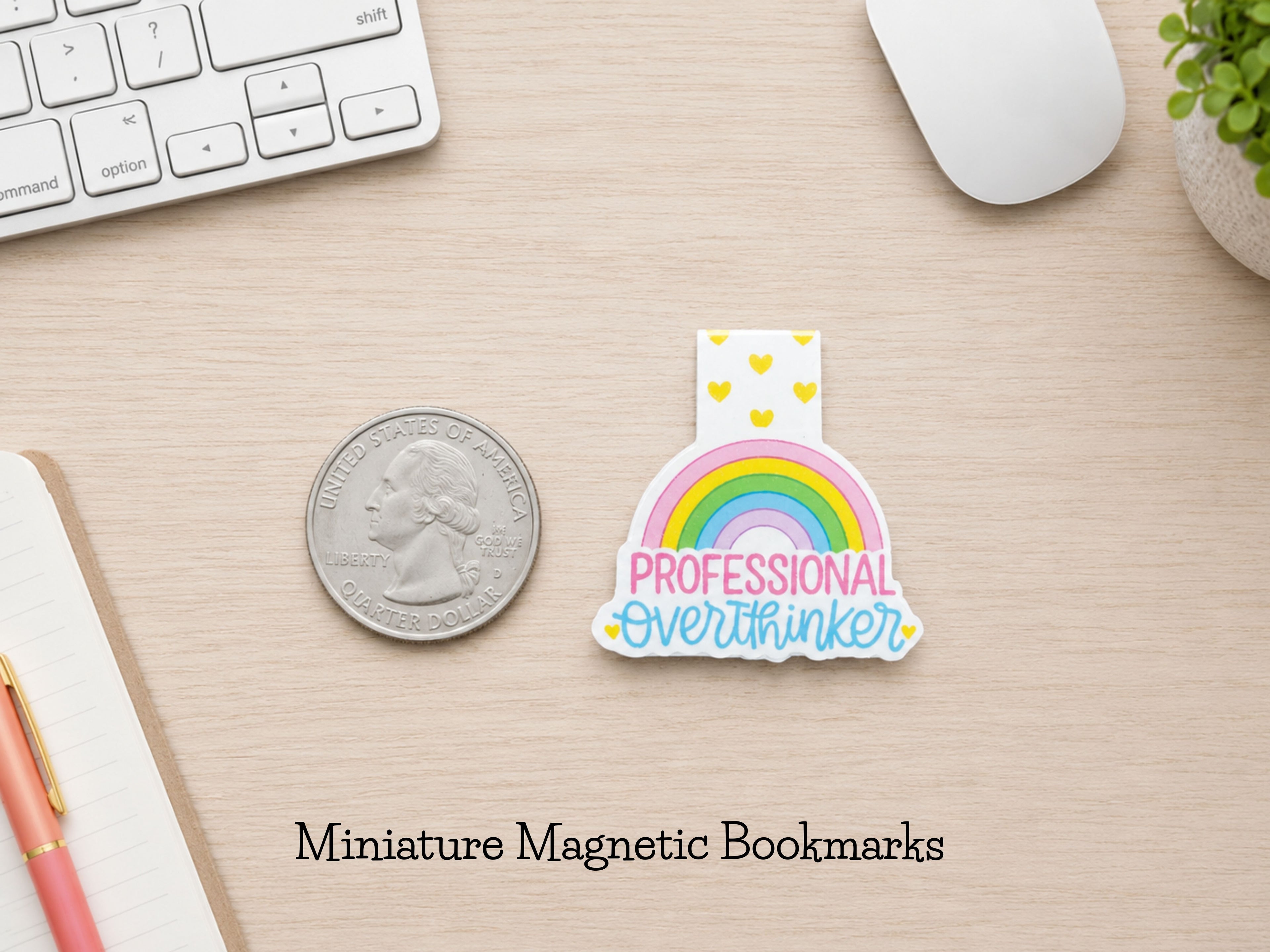Mini-Marks™ Miniature Magnetic Bookmarks