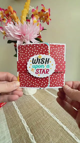 Handmade Theme Park Birthday Card with Pop-Up Gift Bag